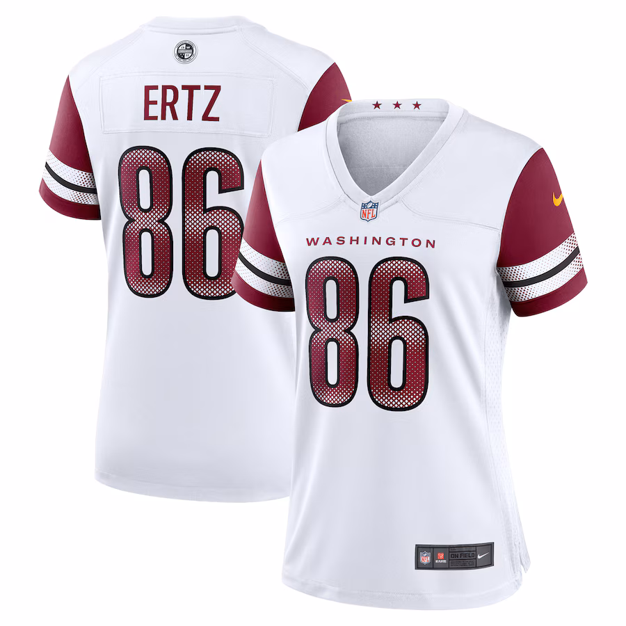 Women's Washington Commanders Zach Ertz Nike White Game Jersey - Puhuasuan
