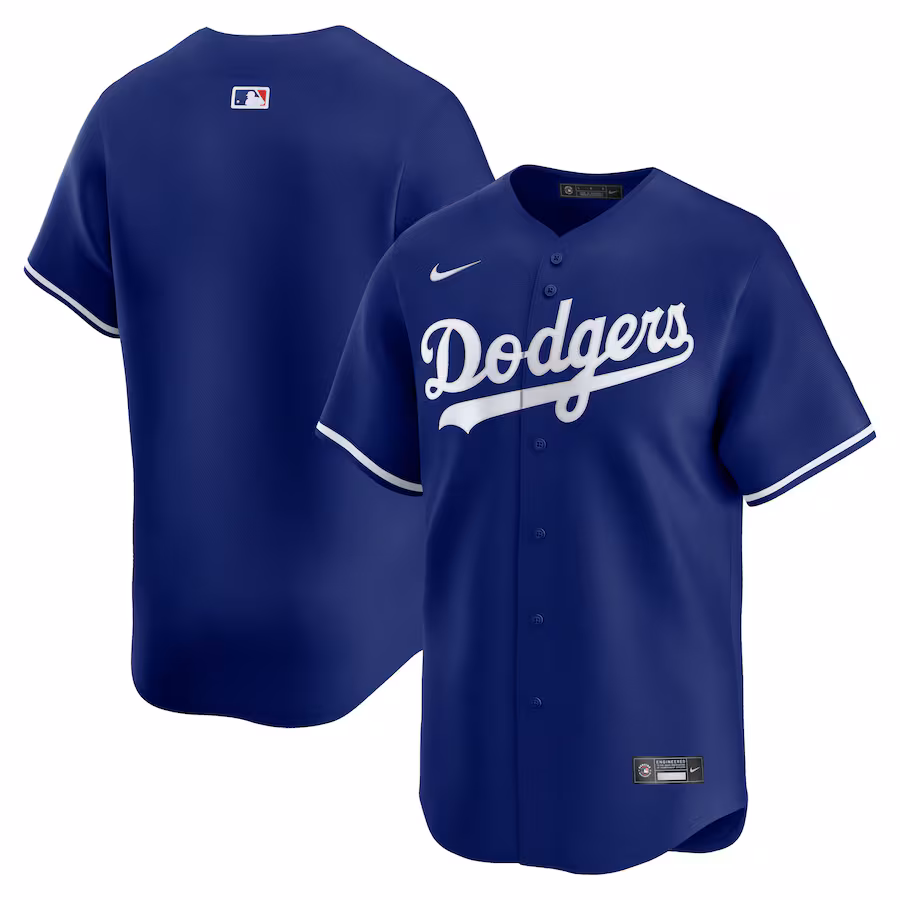 Men's Los Angeles Dodgers Nike Royal Alternate Limited Jersey - Puhuasuan