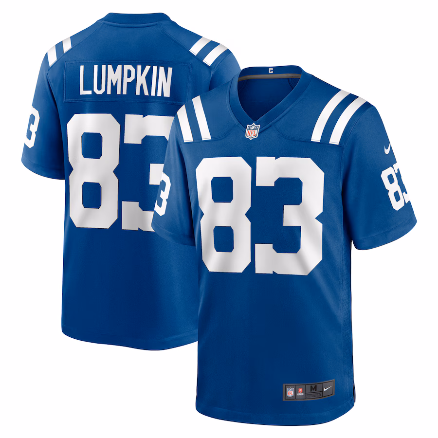 Men's Indianapolis Colts Johnny Lumpkin Nike  Royal Team Game Jersey - Puhuasuan