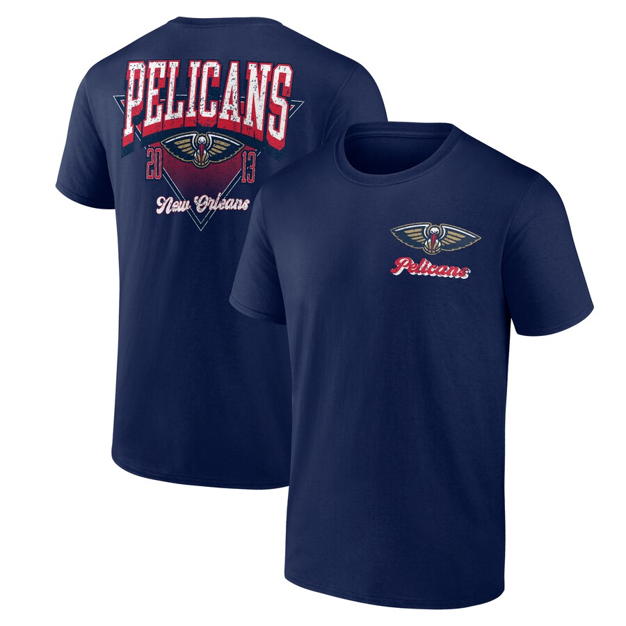 Men's New Orleans Pelicans Navy Never Over T-Shirt - Puhuasuan