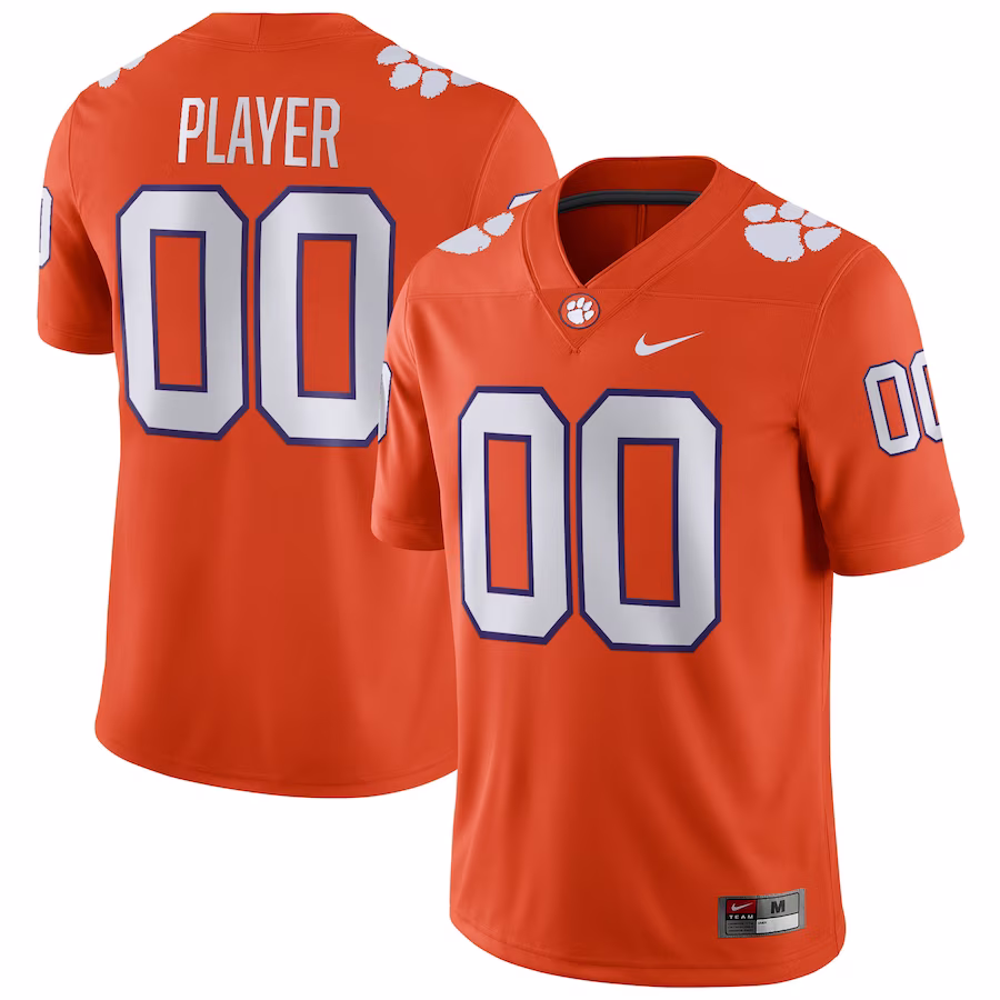 Clemson Tigers Nike Pick-A-Player NIL Replica Football Jersey - Orange - Puhuasuan