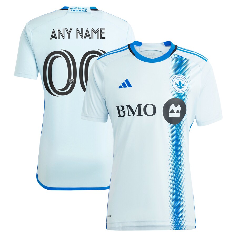 Men's CF Montreal  adidas Light Blue 2024 La Main Replica Custom Jersey - Puhuasuan