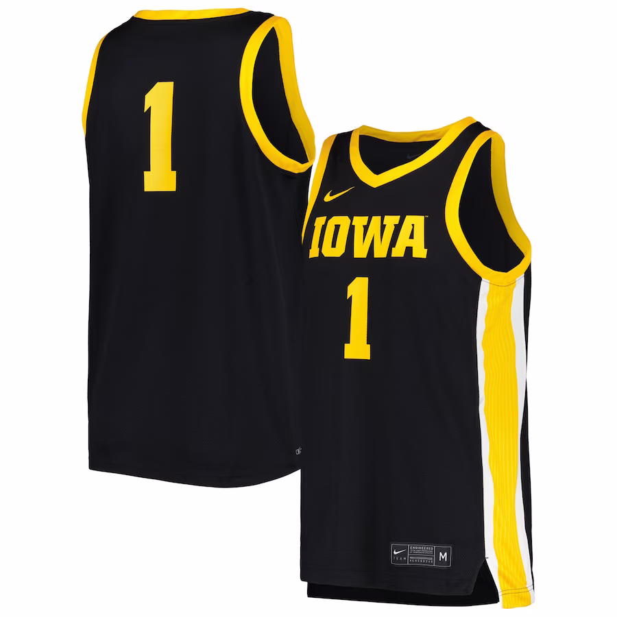 Iowa Hawkeyes Nike Replica Jersey - Black - Puhuasuan