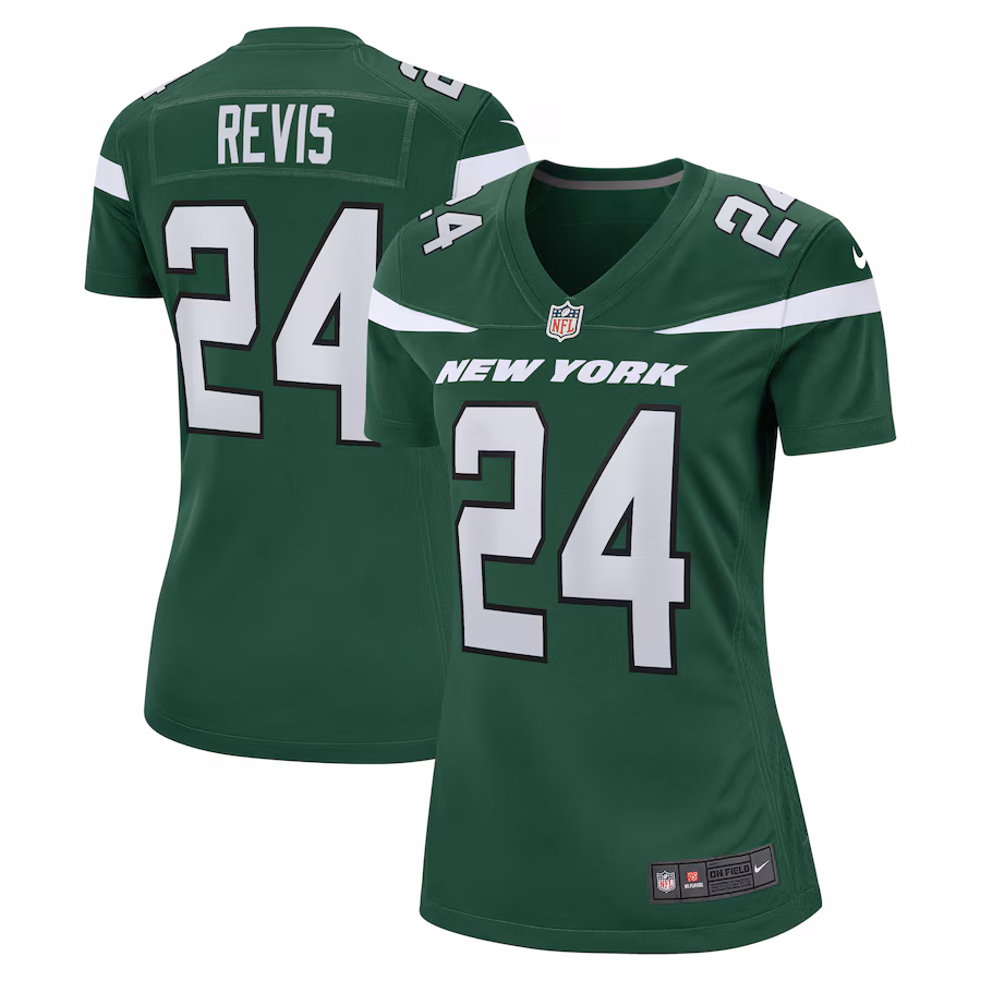 Women's New York Jets Darrelle Revis Nike Gotham Green Retired Player Game Jersey - Puhuasuan