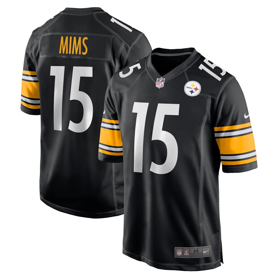 Men's Pittsburgh Steelers Denzel Mims Nike  Black  Game Jersey - Puhuasuan