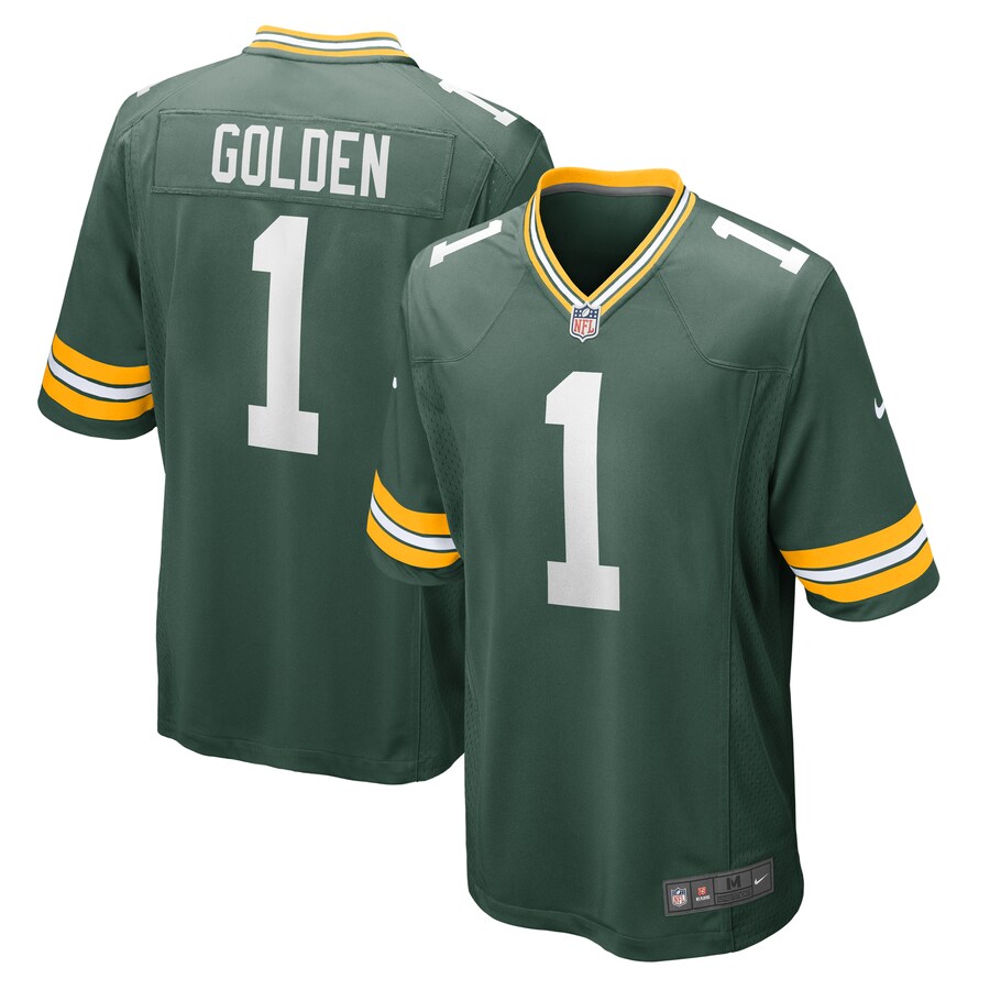 Men's Green Bay Packers Matthew Golden Nike Green 2025 NFL Draft First Round Pick  Game Jersey - Puhuasuan