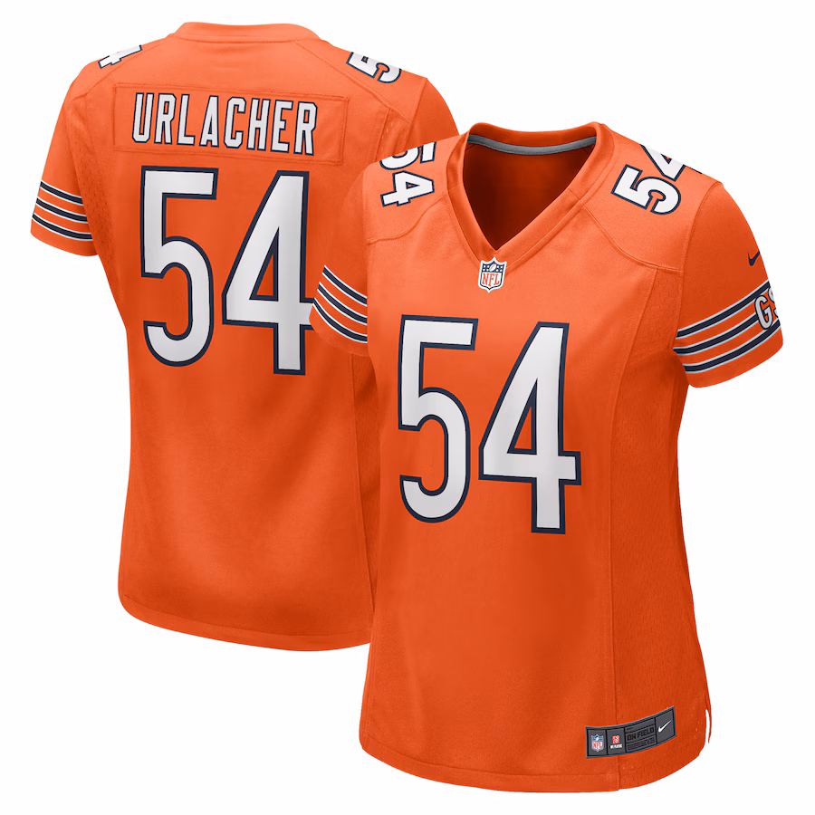 Women's Chicago Bears Brian Urlacher Nike Orange Retired Player Jersey - Puhuasuan
