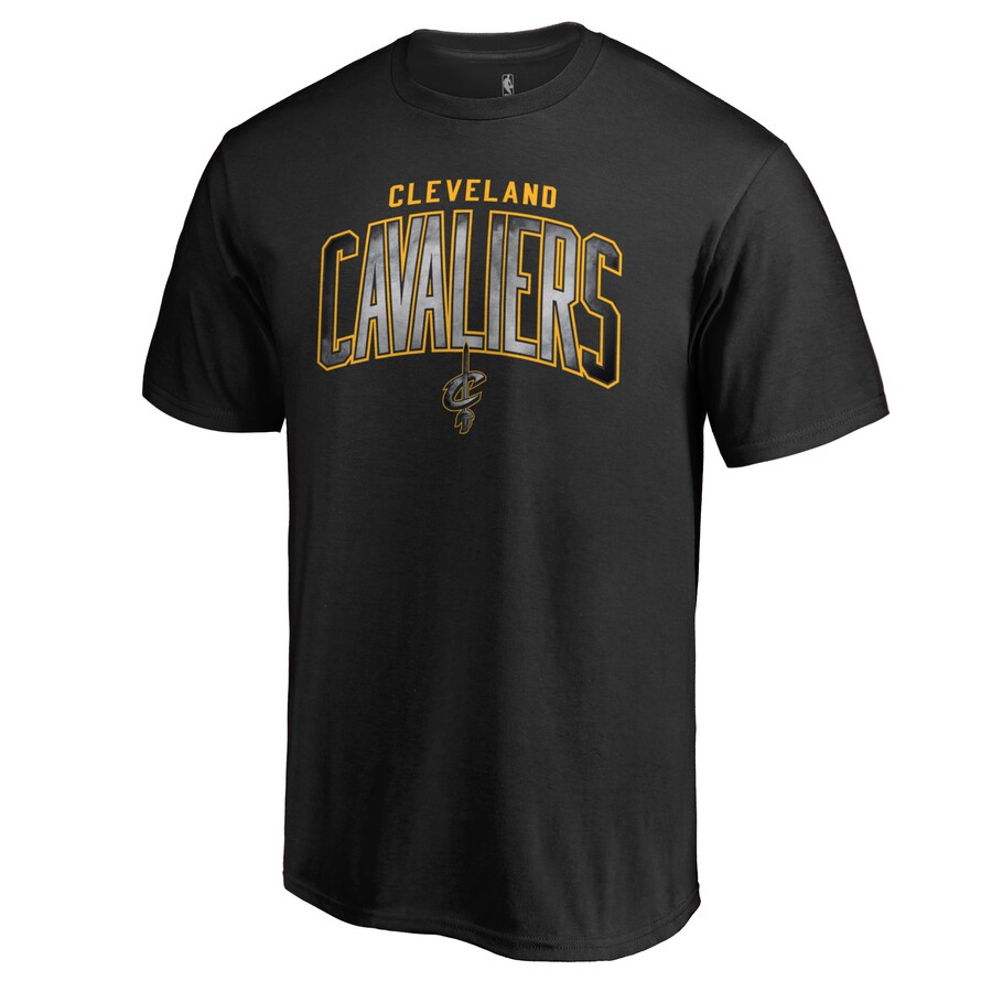 Men's Cleveland Cavaliers Black Arch Smoke T-Shirt - Puhuasuan