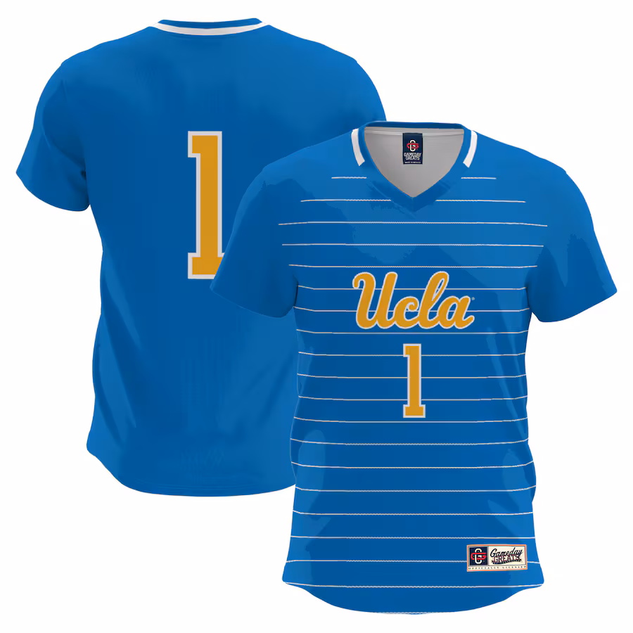 Men's GameDay Greats Blue UCLA Bruins Lightweight Soccer Jersey - Puhuasuan