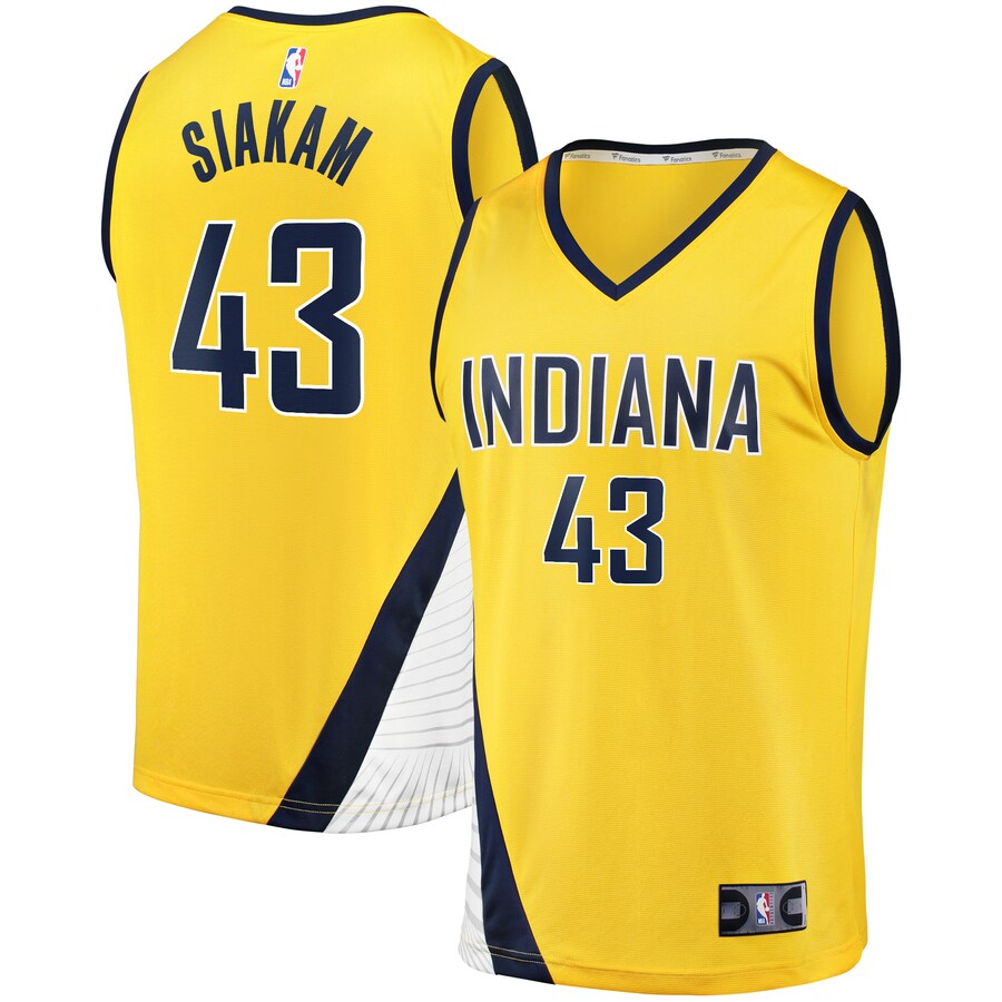 Youth Indiana Pacers Pascal Siakam Fanatics Gold Fast Break Player Jersey - Statement Edition - Puhuasuan
