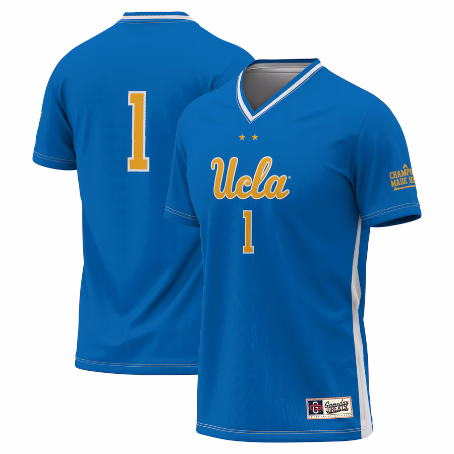 Unisex GameDay Greats Blue UCLA Bruins Lightweight Soccer Fashion Jersey - Puhuasuan