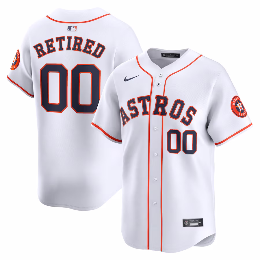 Men's Houston Astros Nike White Home Limited Pick-A-Player Retired Roster Jersey - Puhuasuan