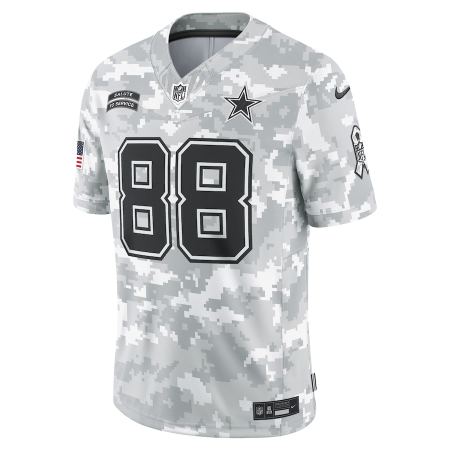 Men's Dallas Cowboys CeeDee Lamb Nike Arctic Camo 2024 Salute to Service Limited Jersey - Puhuasuan