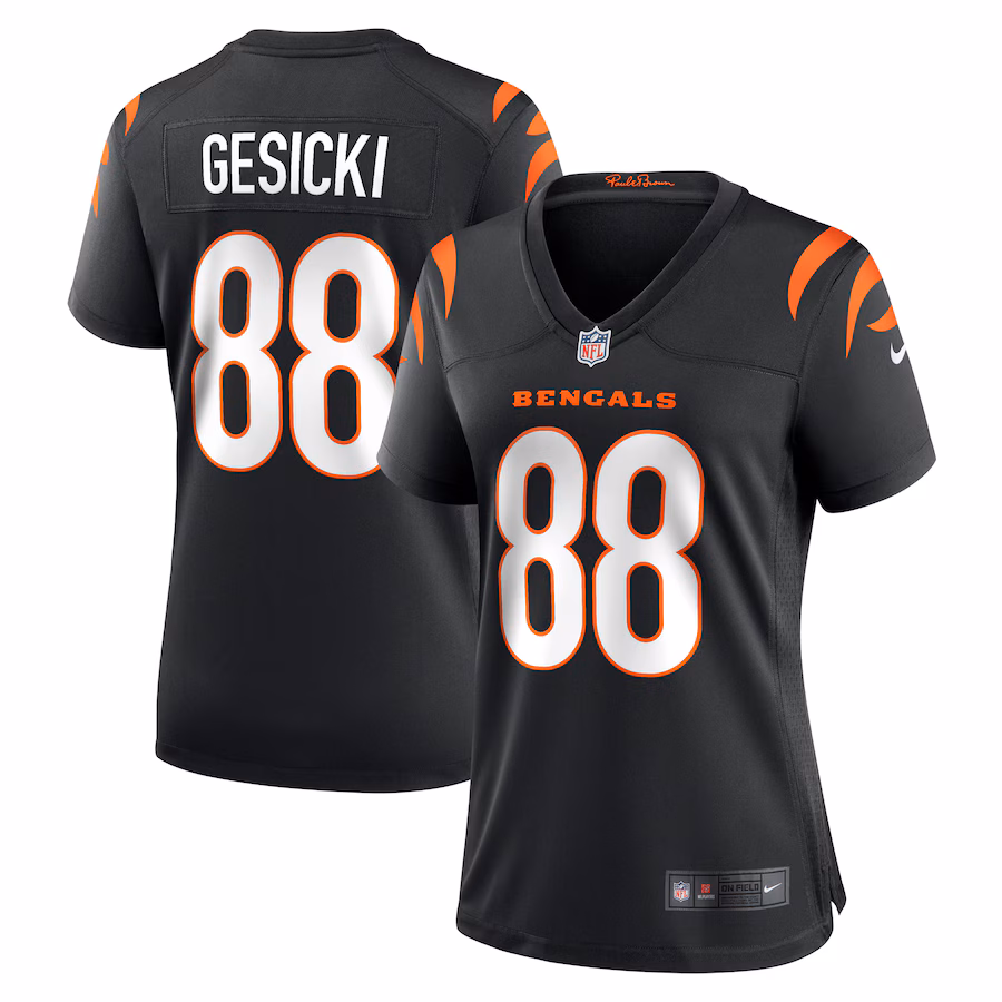 Women's Cincinnati Bengals Mike Gesicki Nike  Black Game Jersey - Puhuasuan