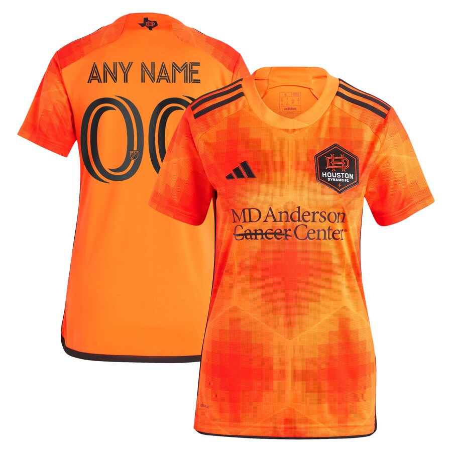Women's Houston Dynamo FC adidas Orange 2023 El Sol Replica Custom Jersey - Puhuasuan