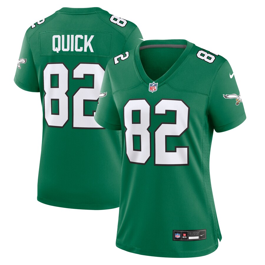 Women's Philadelphia Eagles Mike Quick Nike Kelly Green Alternate Game Jersey - Puhuasuan