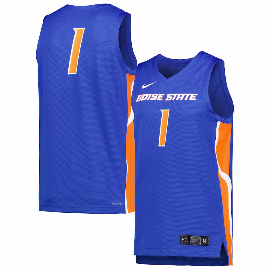 Boise State Broncos Nike Replica Basketball Jersey - Royal - Puhuasuan