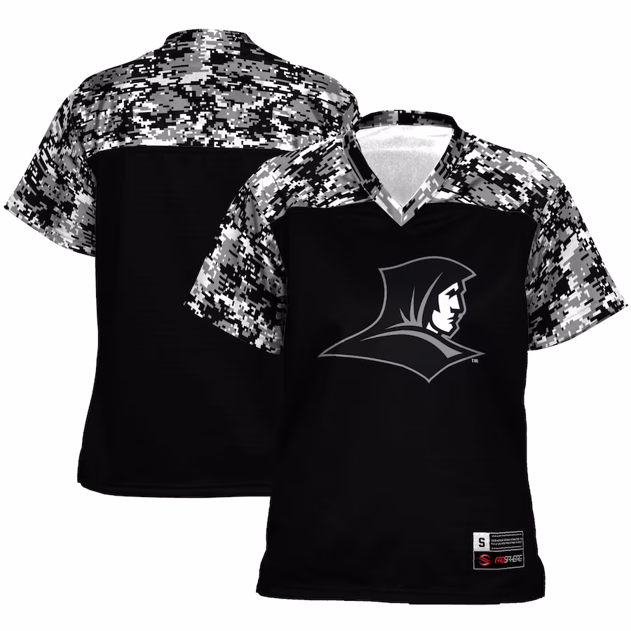 Women's GameDay Greats Black Providence Friars Camo Football Jersey - Puhuasuan