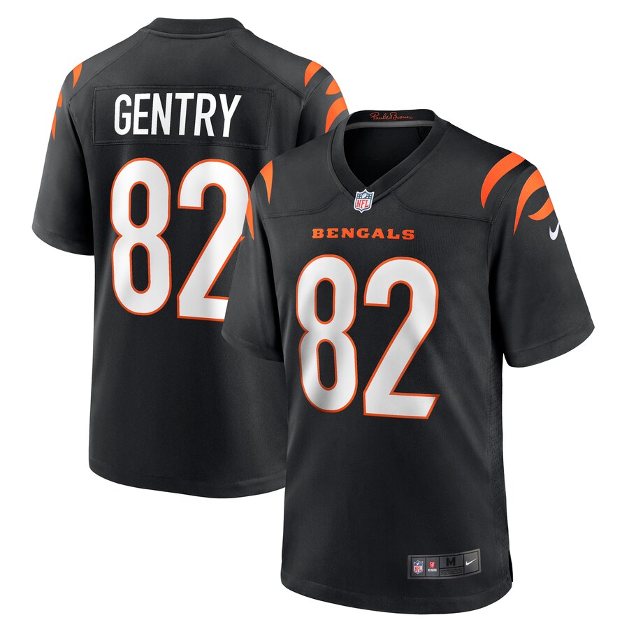 Men's Cincinnati Bengals Zach Gentry Nike  Black  Game Jersey - Puhuasuan