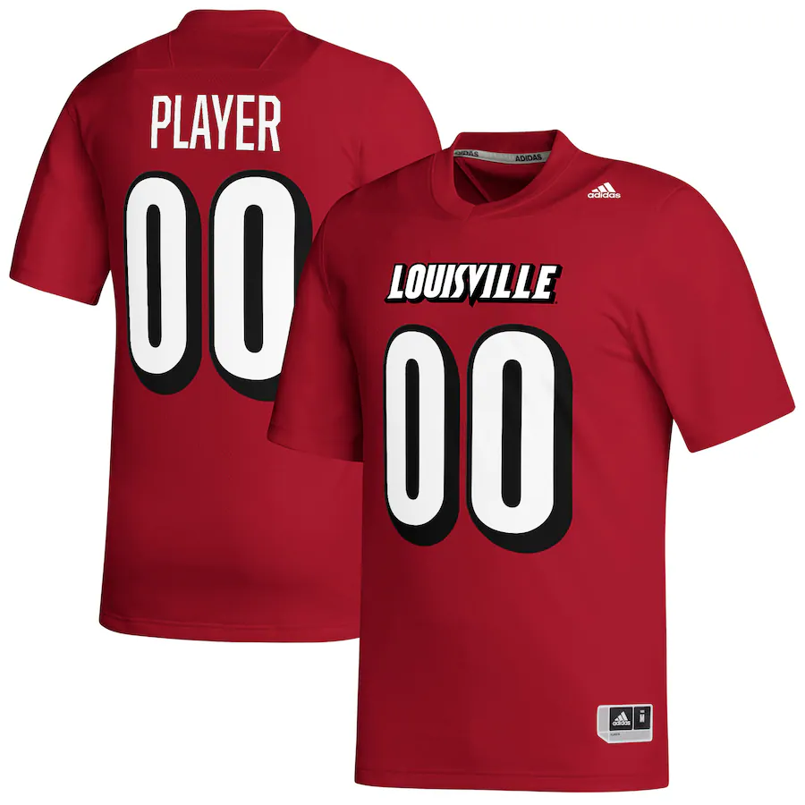 Louisville Cardinals adidas Pick-A-Player NIL Replica Football Jersey - Red - Puhuasuan