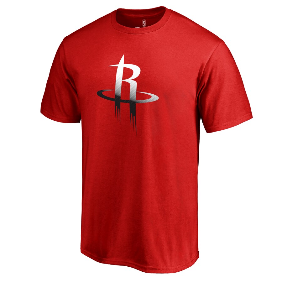 Men's Houston Rockets Red Gradient Logo T-Shirt - Puhuasuan