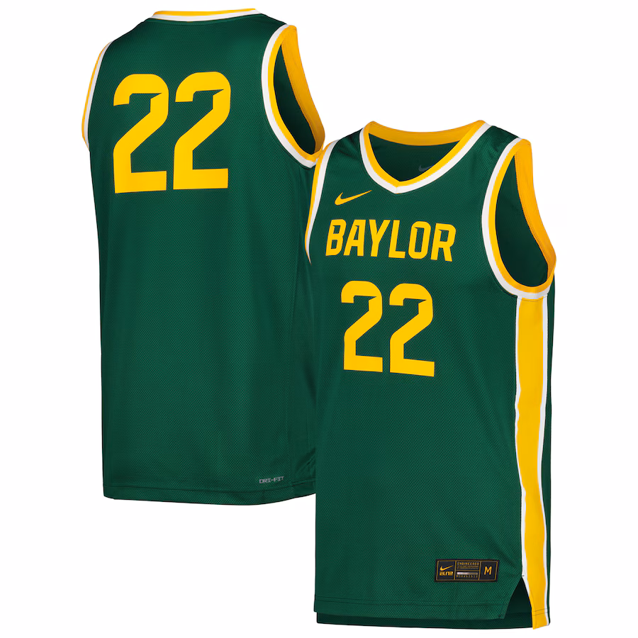 Unisex Nike Green Baylor Bears Replica Basketball Jersey - Puhuasuan