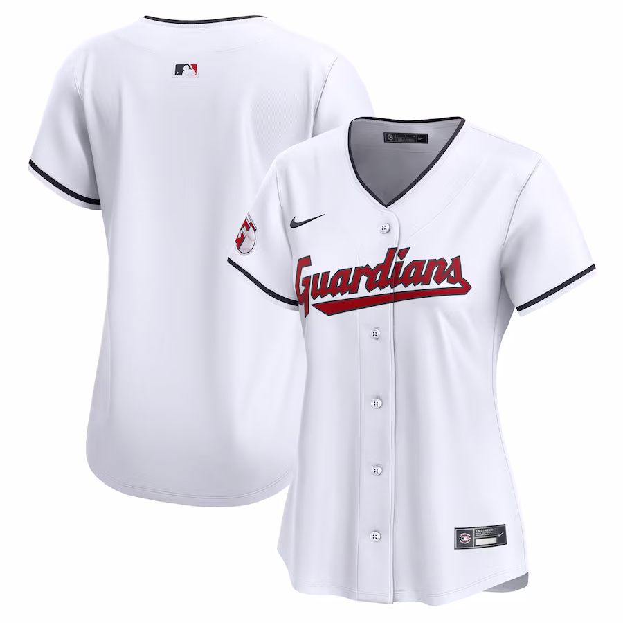 Women's Cleveland Guardians Nike White Home Limited Jersey - Puhuasuan