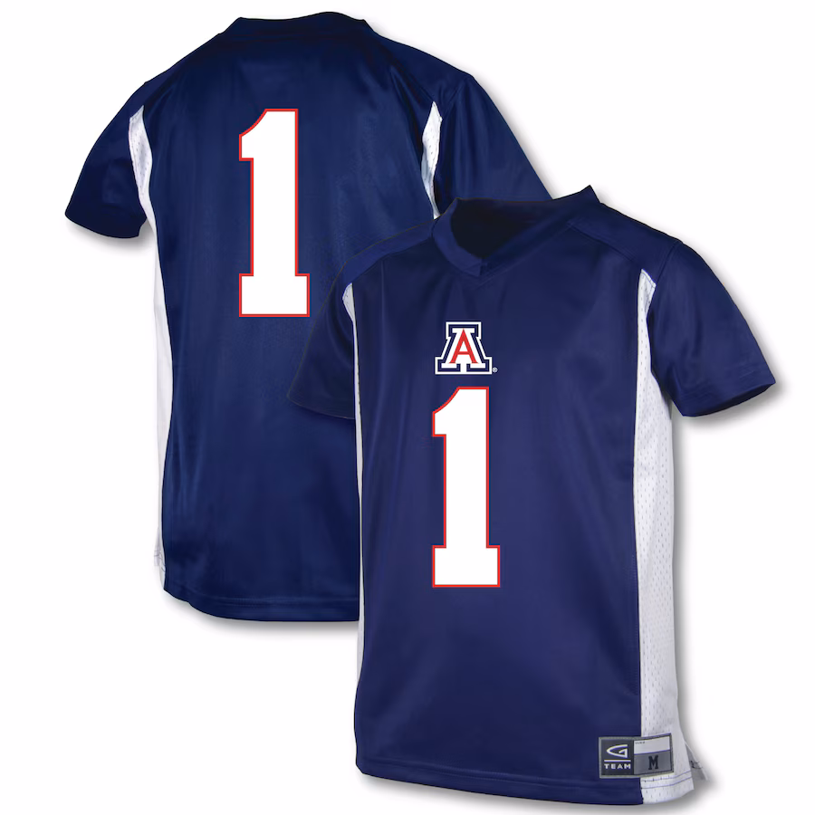 Youth Garb #1 Blue Arizona Wildcats Football Jersey - Puhuasuan