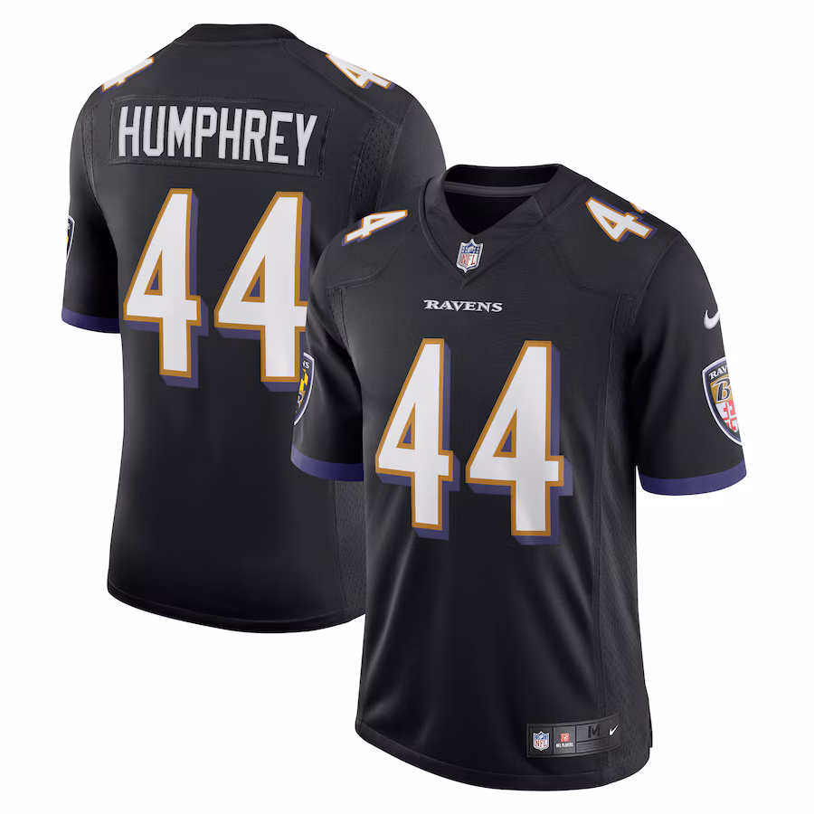 Men's Baltimore Ravens Marlon Humphrey Nike Black Vapor Limited Jersey - Puhuasuan