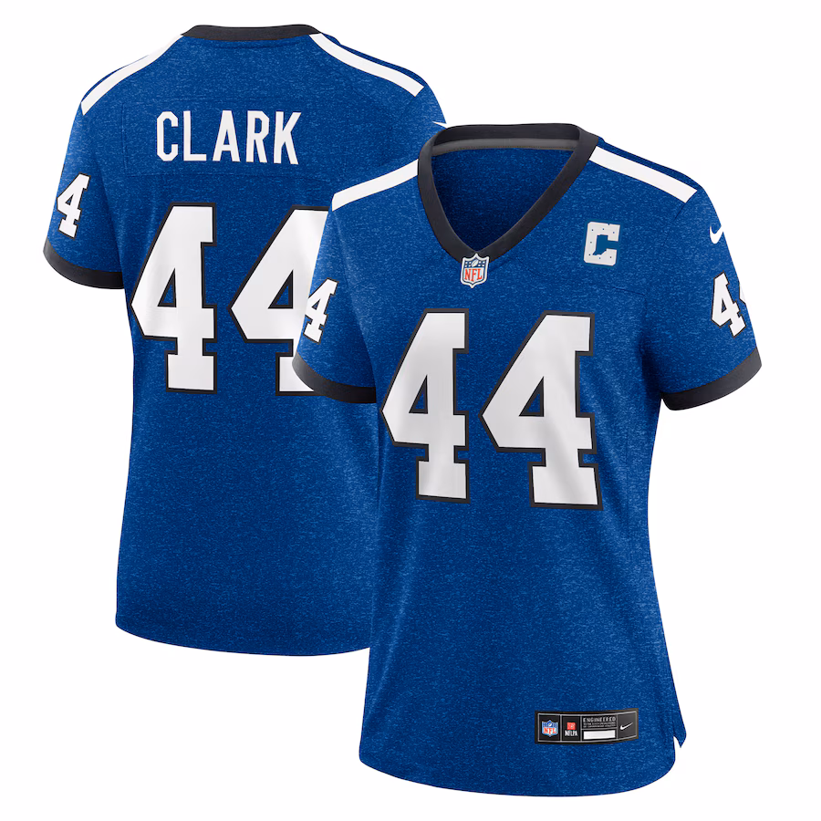 Women's Indianapolis Colts Dallas Clark Nike Royal Indiana Nights Alternate Game Jersey - Puhuasuan