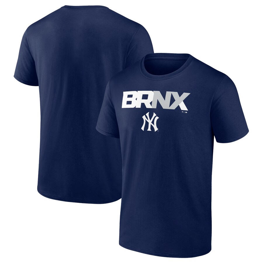 Men's New York Yankees Navy Hometown BRNX T-Shirt - Puhuasuan