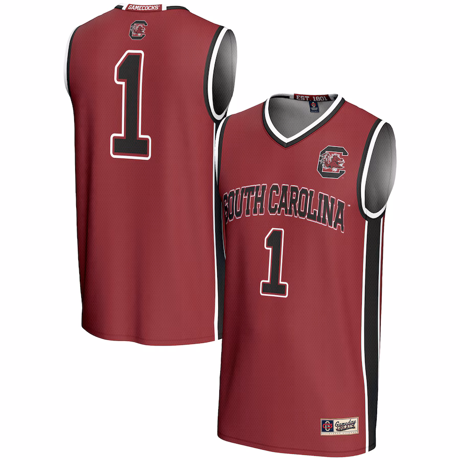 Youth GameDay Greats #1 Garnet South Carolina Gamecocks Lightweight Basketball Fashion Jersey - Puhuasuan
