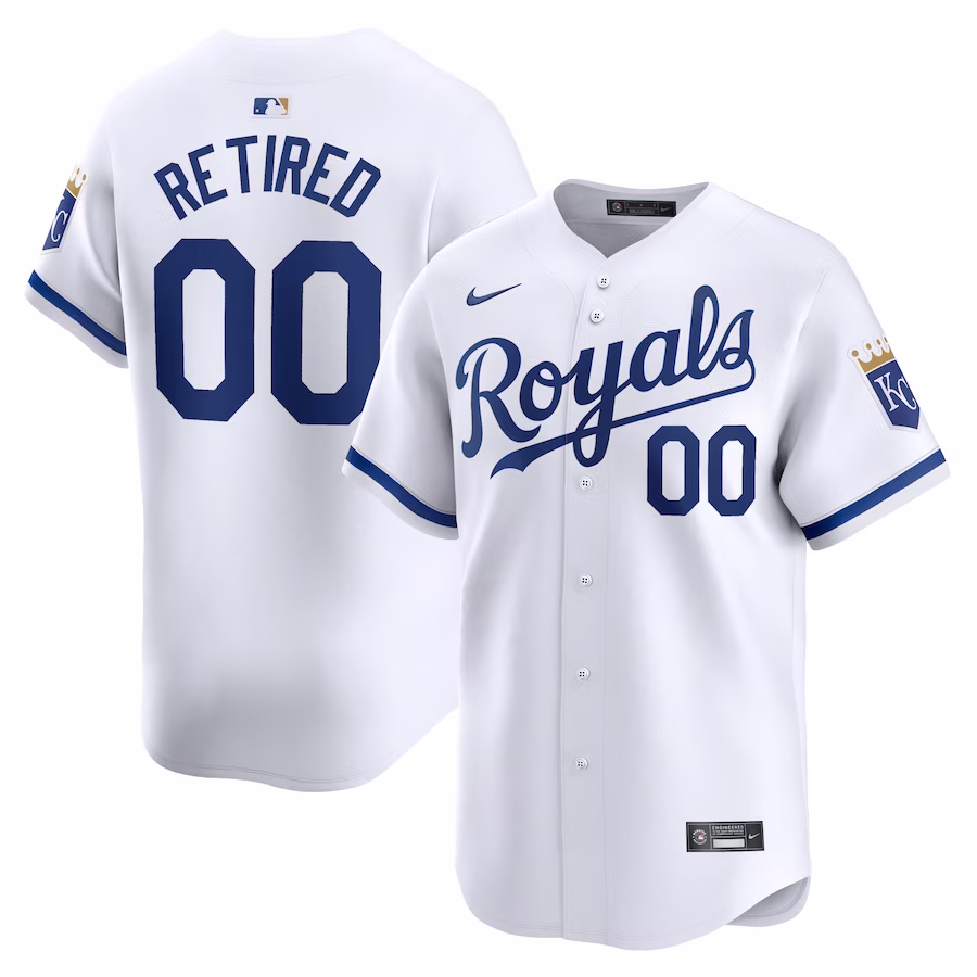 Men's Kansas City Royals Nike White Home Limited Pick-A-Player Retired Roster Jersey - Puhuasuan