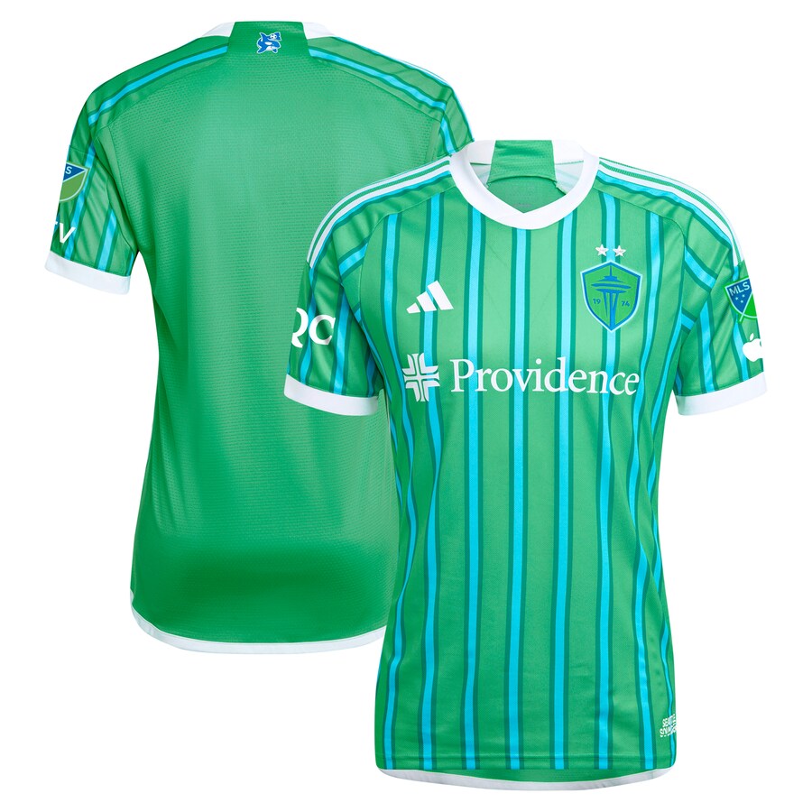 Men's Seattle Sounders FC  adidas Green 2024 The Anniversary Kit Authentic Jersey - Puhuasuan