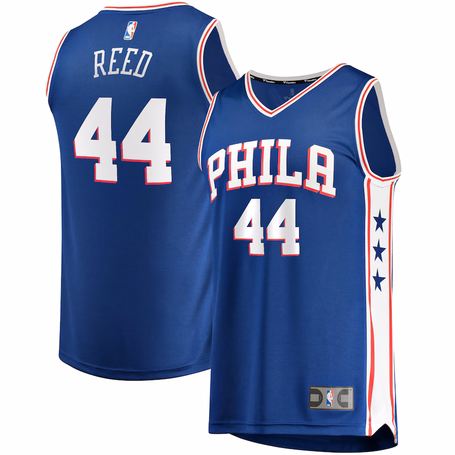 Men's Philadelphia 76ers Paul Reed Fanatics Royal Fast Break Replica Jersey - Icon Edition - Puhuasuan
