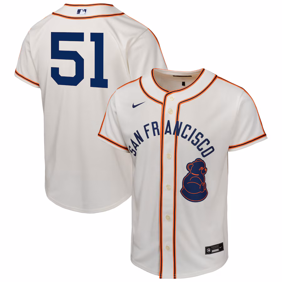 Youth San Francisco Giants Jung Hoo Lee Nike Cream 2024 Rickwood Classic Limited Player Jersey - Puhuasuan