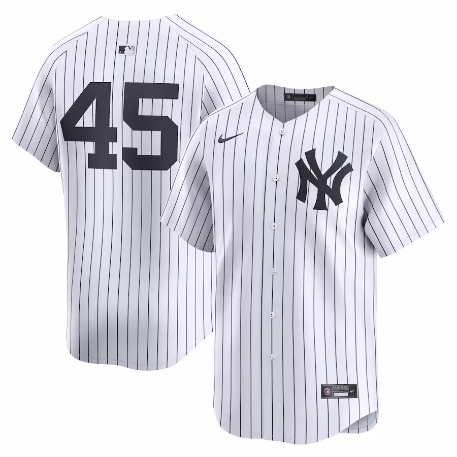 Men's New York Yankees Gerrit Cole Nike White Home Limited Player Jersey - Puhuasuan