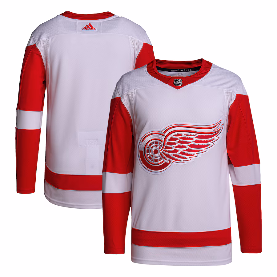 Men's Detroit Red Wings adidas White Away Primegreen Authentic Jersey - Puhuasuan