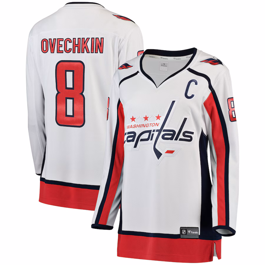 Women's Washington Capitals Alexander Ovechkin Fanatics White Breakaway Player Jersey - Puhuasuan