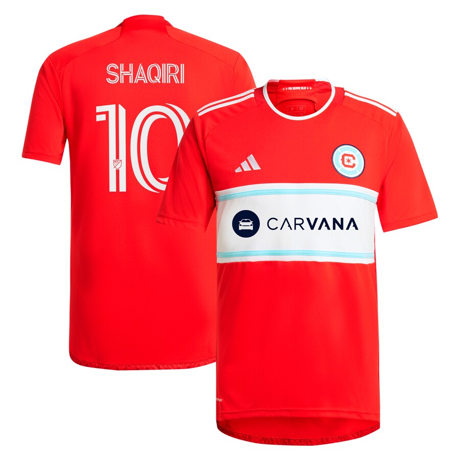 Men's Chicago Fire Xherdan Shaqiri adidas Red 2024 Return To Red Replica Player Jersey - Puhuasuan