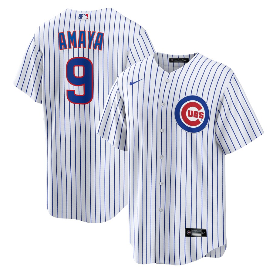 Men's Chicago Cubs Miguel Amaya Nike White Home Replica Jersey - Puhuasuan