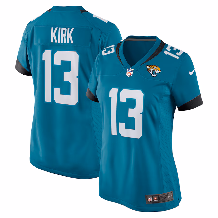 Women's Jacksonville Jaguars Christian Kirk Nike Teal Game Jersey - Puhuasuan