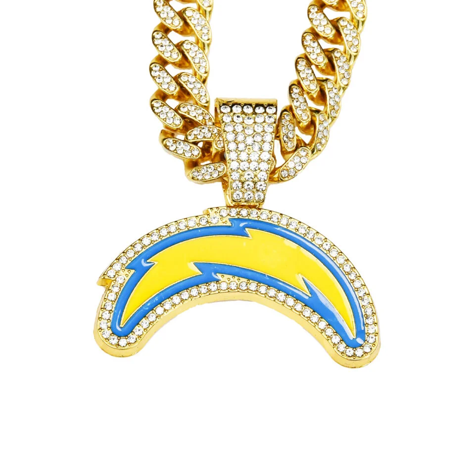 Los Angeles Chargers Pendant Necklace Hip-Hop Jewelry - Puhuasuan