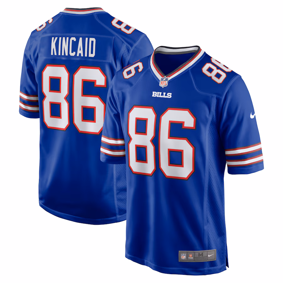 Men's Buffalo Bills Dalton Kincaid Nike Royal Game Jersey - Puhuasuan