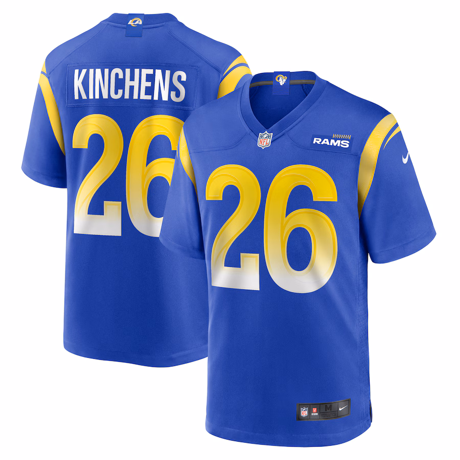 Men's Los Angeles Rams Kamren Kinchens Nike  Royal Team Game Jersey - Puhuasuan