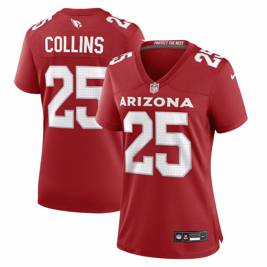 Women's Arizona Cardinals Zaven Collins Nike Cardinal Player Jersey - Puhuasuan