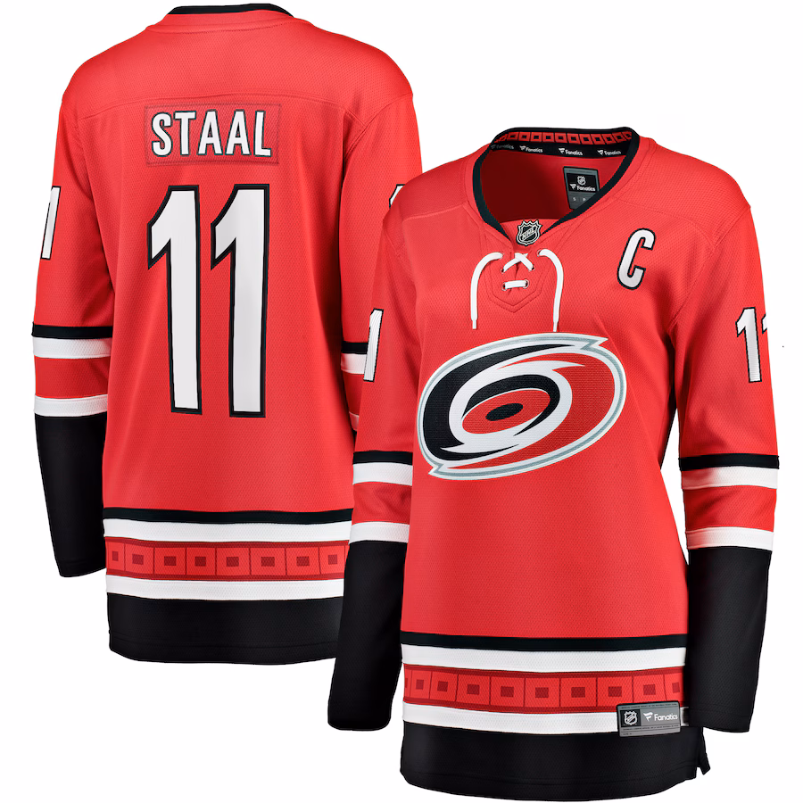 Women's Carolina Hurricanes Jordan Staal Fanatics Red Alternate Breakaway Player Jersey - Puhuasuan