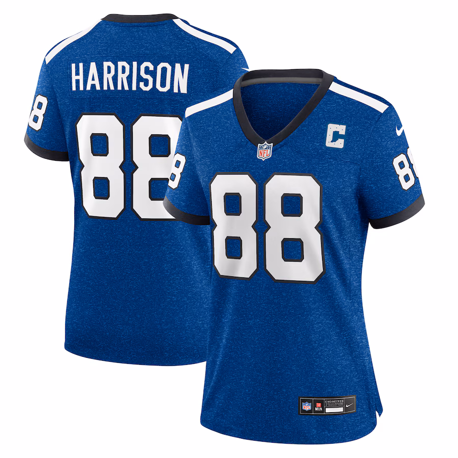 Women's Indianapolis Colts Marvin Harrison Nike Royal Indiana Nights Alternate Game Jersey - Puhuasuan