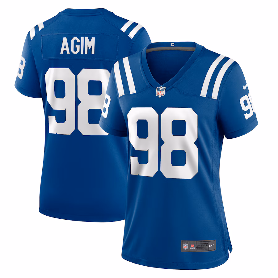 Women's Indianapolis Colts McTelvin Agim Nike  Royal Team Game Jersey - Puhuasuan