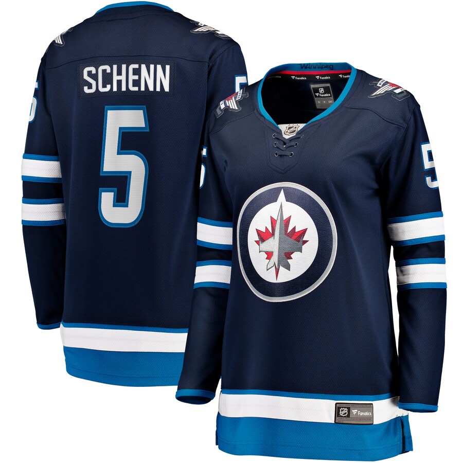 Women's Winnipeg Jets Luke Schenn Fanatics Navy Home Breakaway Player Jersey - Puhuasuan